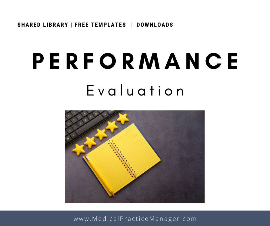 employee performance evaluation template for medical practices